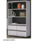 Armario semi aberto cod 01 med.100x45x180 cm